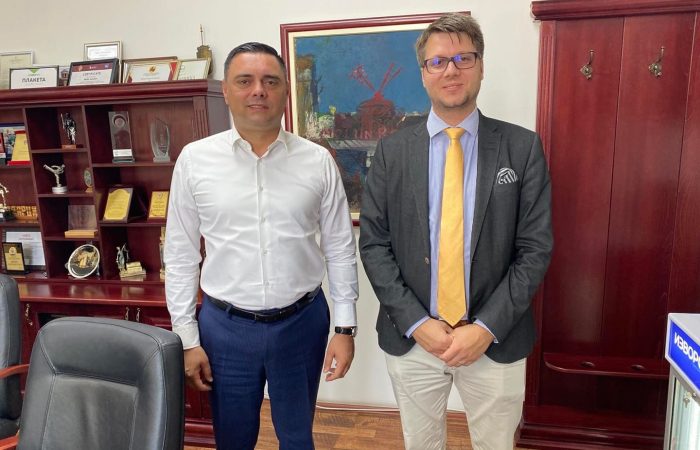 Градоначалникот Митко Јанчев оствари средба со г-дин Давид Чернохорски