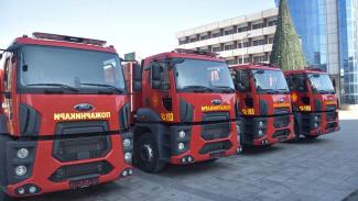 Нови четири противпожарни возила за четирите општини од Вардарски плански регион