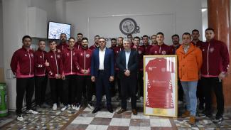 Градоначалникот Митко Јанчев имаше средба со раководството и ракометарите на ГРК Тиквеш 2014 Кавадарци