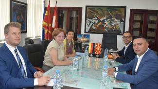 Градоначалникот Митко Јанчев првпат имаше работна средба со амбасадорката на Република Сојузна Германија во Македонија